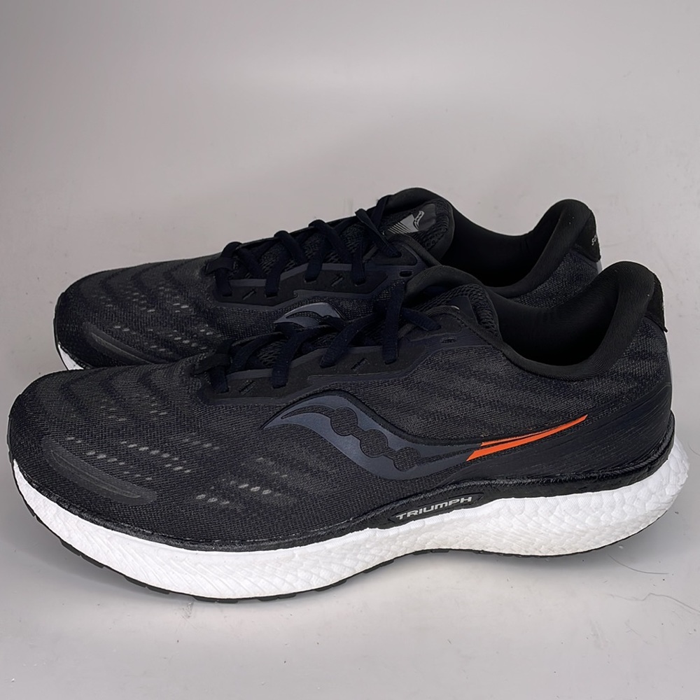 Saucony Triumph 19 black size 12.5 - Picture 3 of 7